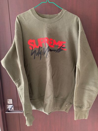 Supreme x Yohji Yamamoto Crewneck "Olive"