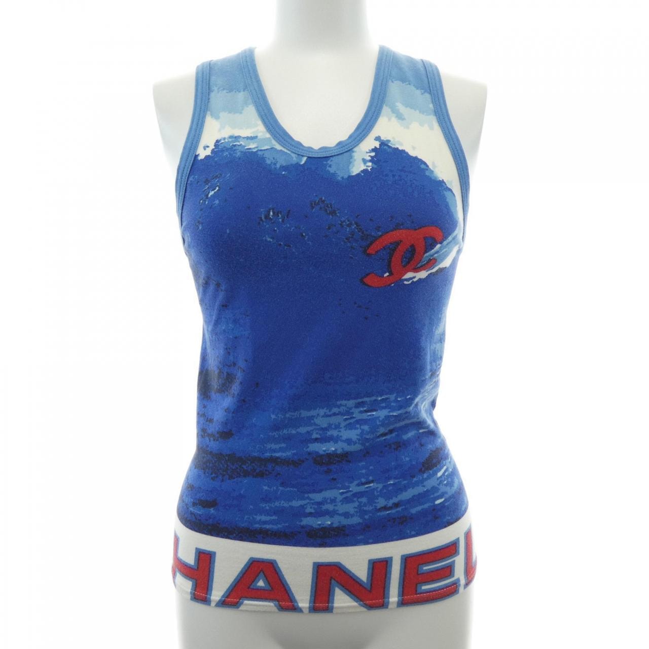 【ヴィンテージ】シャネル CHANEL P19540V11371 02S タンクトップ