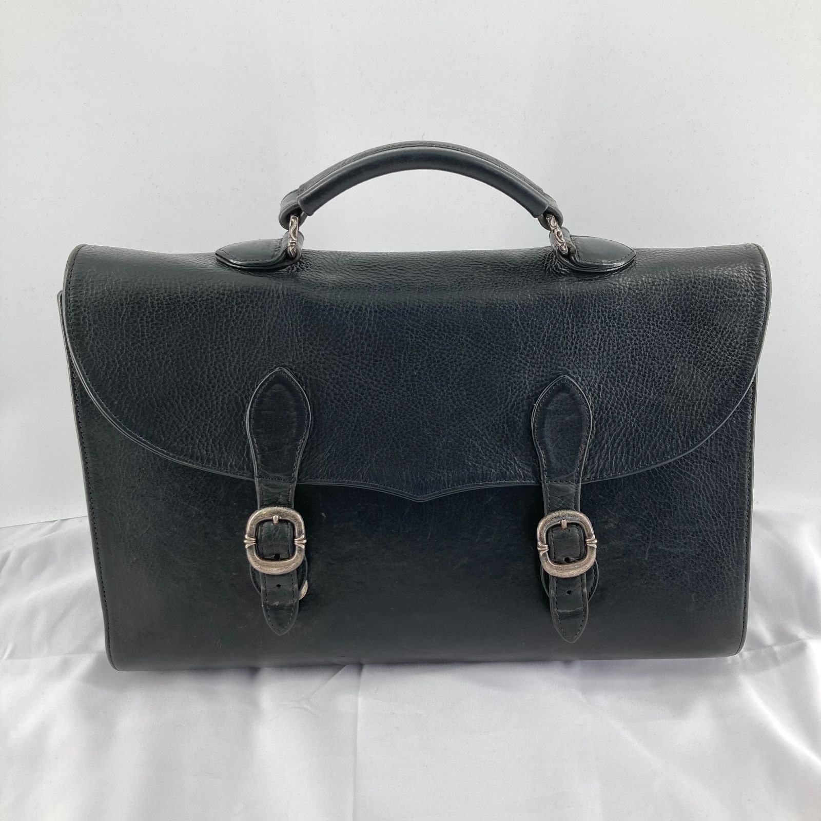 Chrome Hearts Gunslinger Crossball Leather Bag "Black"
