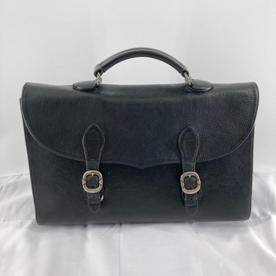 Chrome Hearts Gunslinger Crossball Leather Bag "Black"