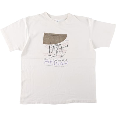 古着 ヘインズ Hanes BEEFY-T Sing-It-Yourself Messiah バンドTシャツ バンT USA製 メンズL相当/eaa681234