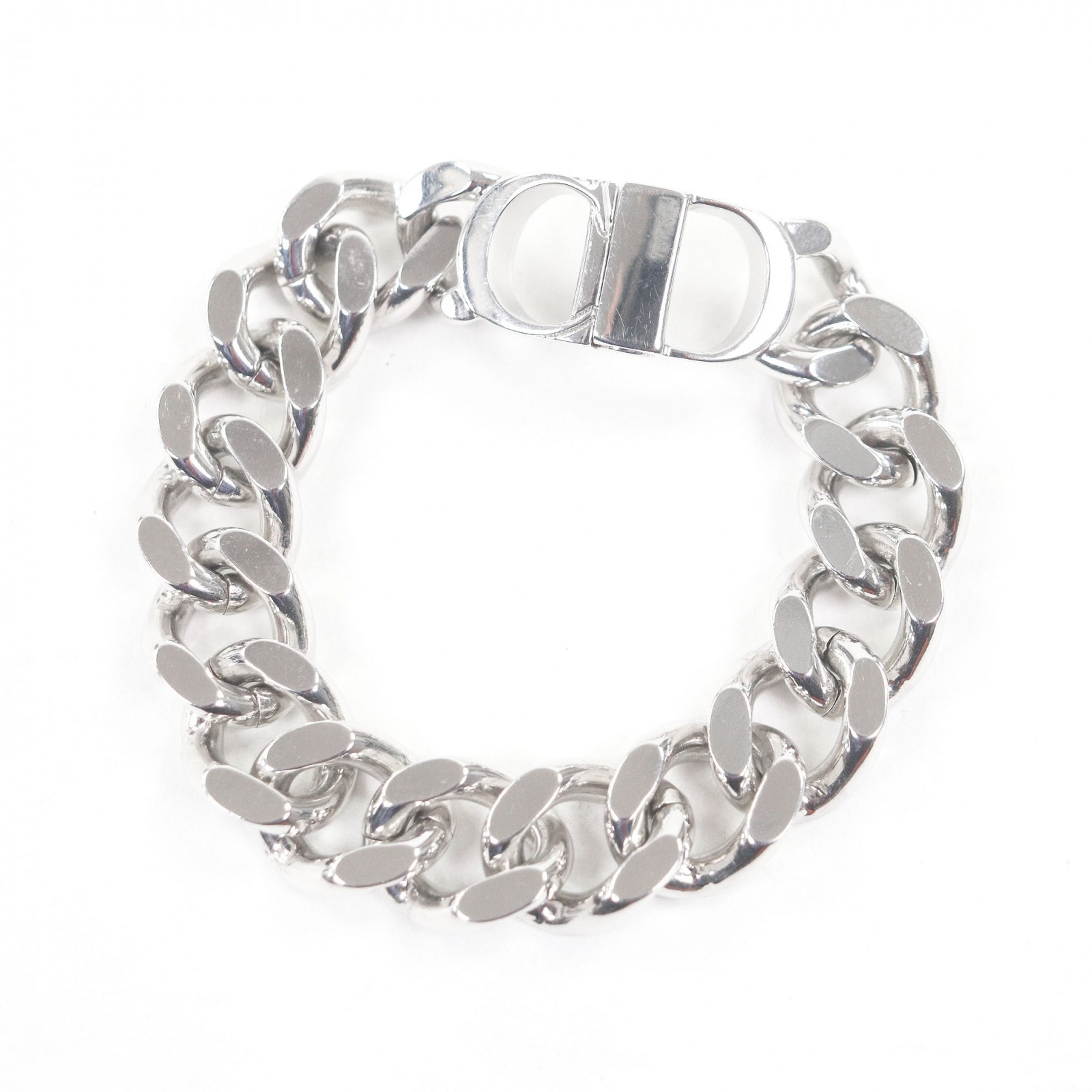 美品 ディオール オム ブレスレット CD Icon チェーンリンク