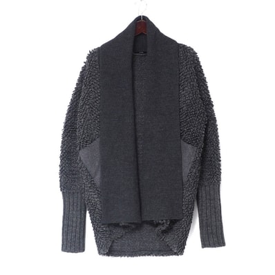 ■未使用品■DIESEL ディーゼル カーディガン サイズXS ショールカラー オーバーニットカーディガン【おすすめ】 イタリア製 20241008/RA1444