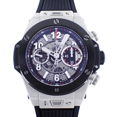 HUBLOT ウブロ ビッグバン ウニコ チタニウム セラミック 411.NM.1170.RX メンズ 腕時計