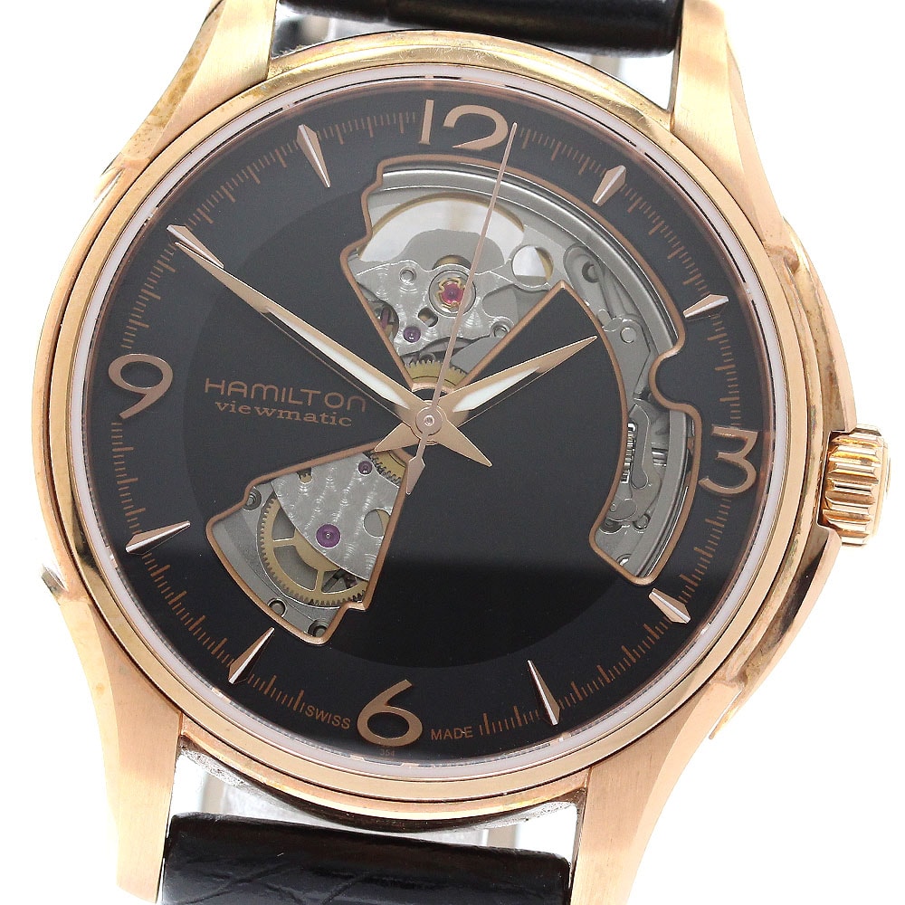 ハミルトン ジャズマスター オープンハート H325751 メンズ 【中古】