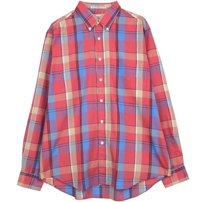 古着 リーバイス Levi's COLORGRAPHS 長袖 ボタンダウンチェックシャツ メンズL相当 ヴィンテージ/eaa654997