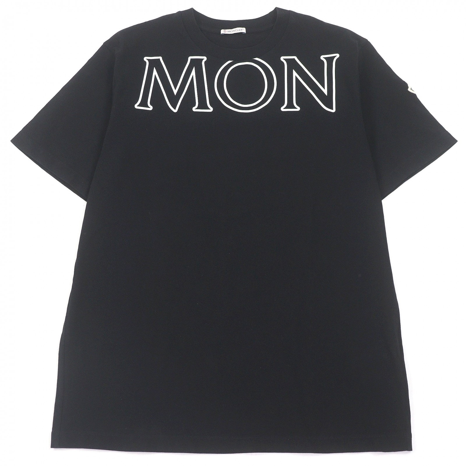 極美品 モンクレール 半袖Tシャツ SS-TSHIRT ブラック メンズ L