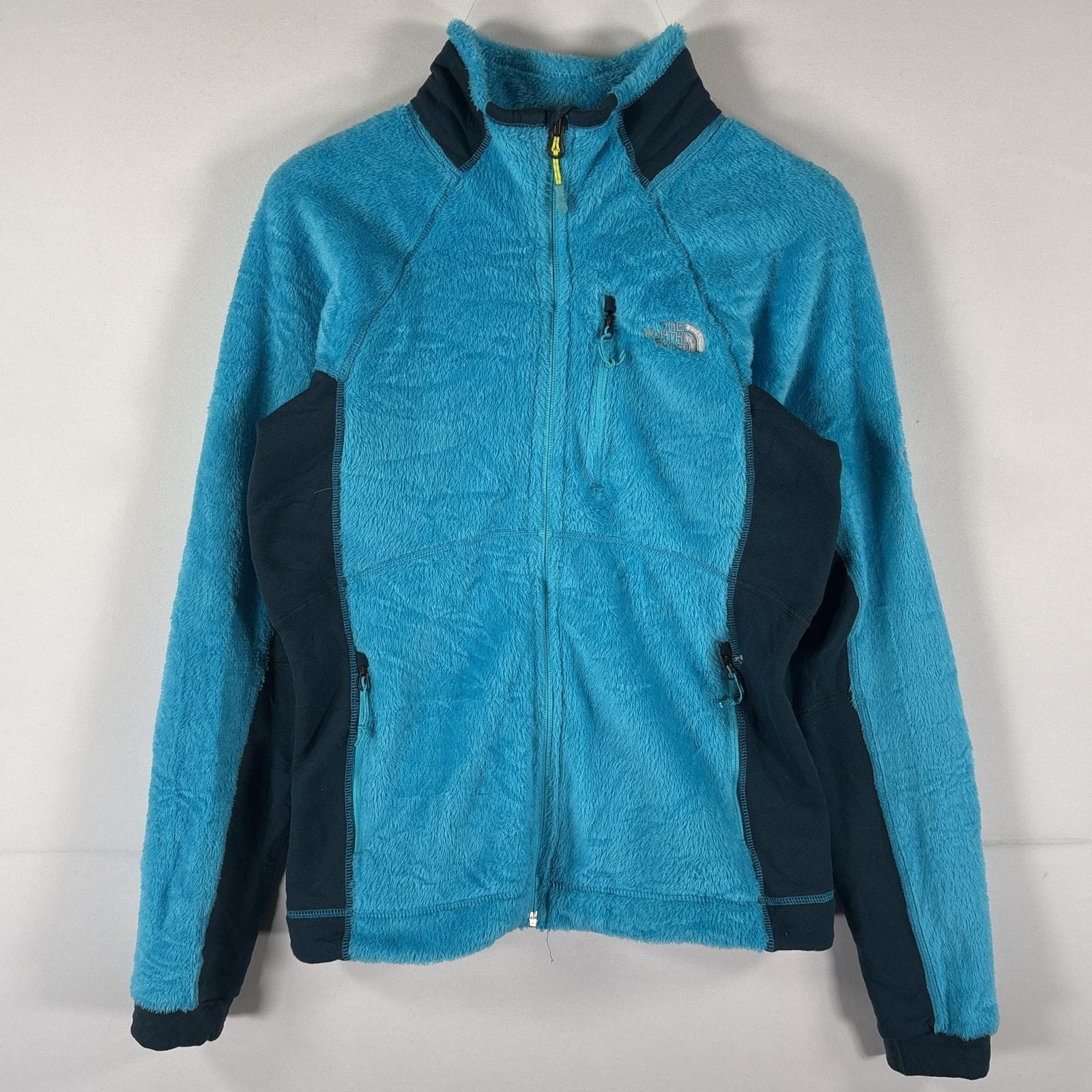 古着 ザ・ノースフェイス THE NORTH FACE フルジップフリースジャケット ボア サミットシリーズ SUMMIT SERIES S 水色 レディース