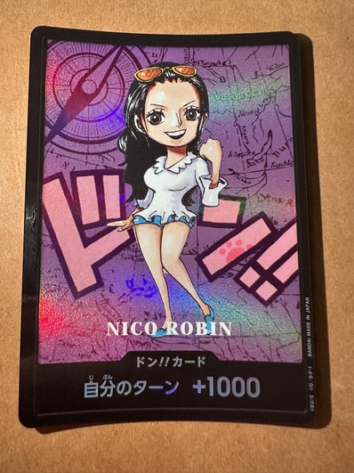 ドン!!カード : ニコ・ロビン (プレミアムカードコレクション「熊本県スペシャル」)