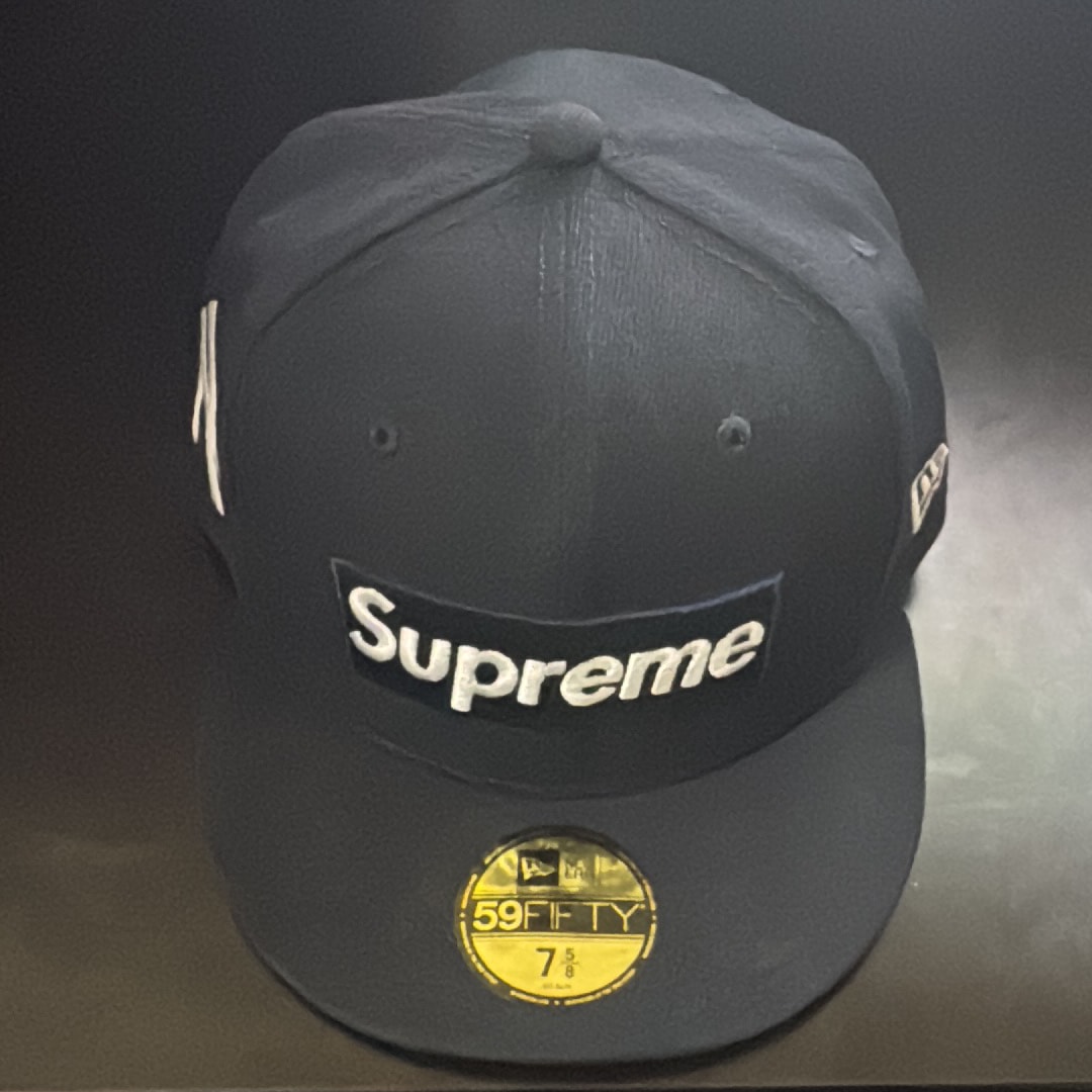 Supreme MLB Teams Box Logo New Era "Navy"