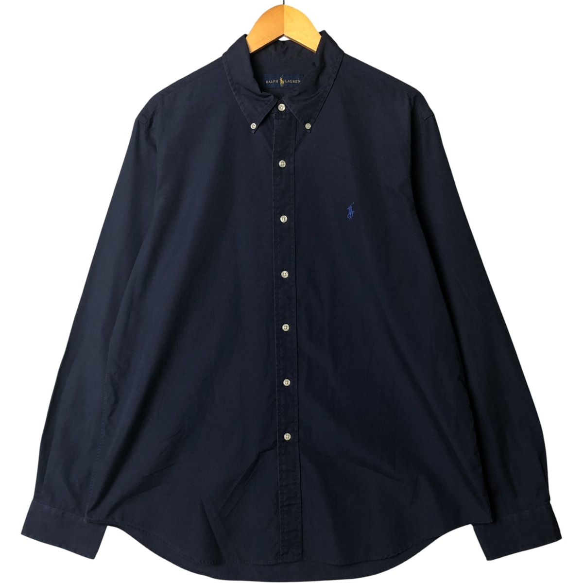 古着 ラルフローレン Ralph Lauren 長袖 ボタンダウンシャツ メンズXL相当/eaa584299