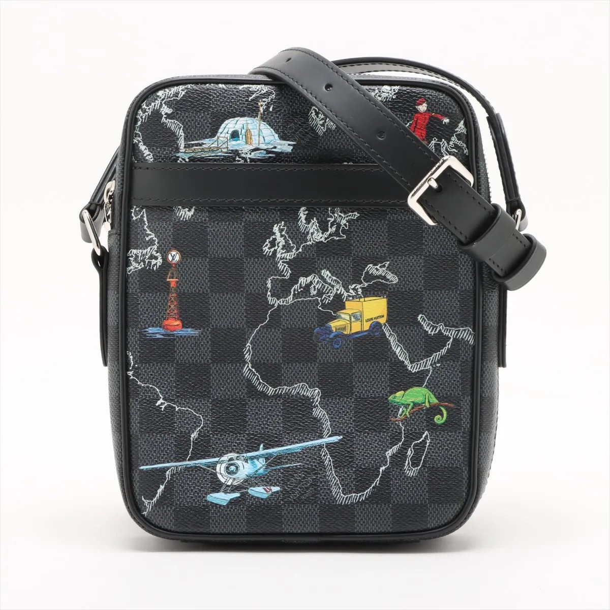 ■未使用 ルイヴィトン ダミエ グラフィット ダヌーブ マップ PM NM