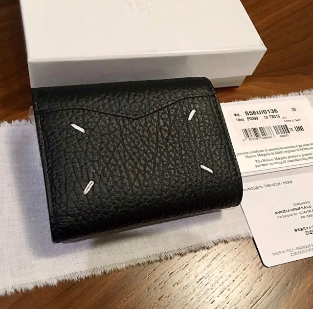 Maison Margiela Envelope Leather Wallet "Black"