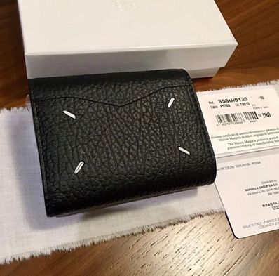Maison Margiela Envelope Leather Wallet "Black"