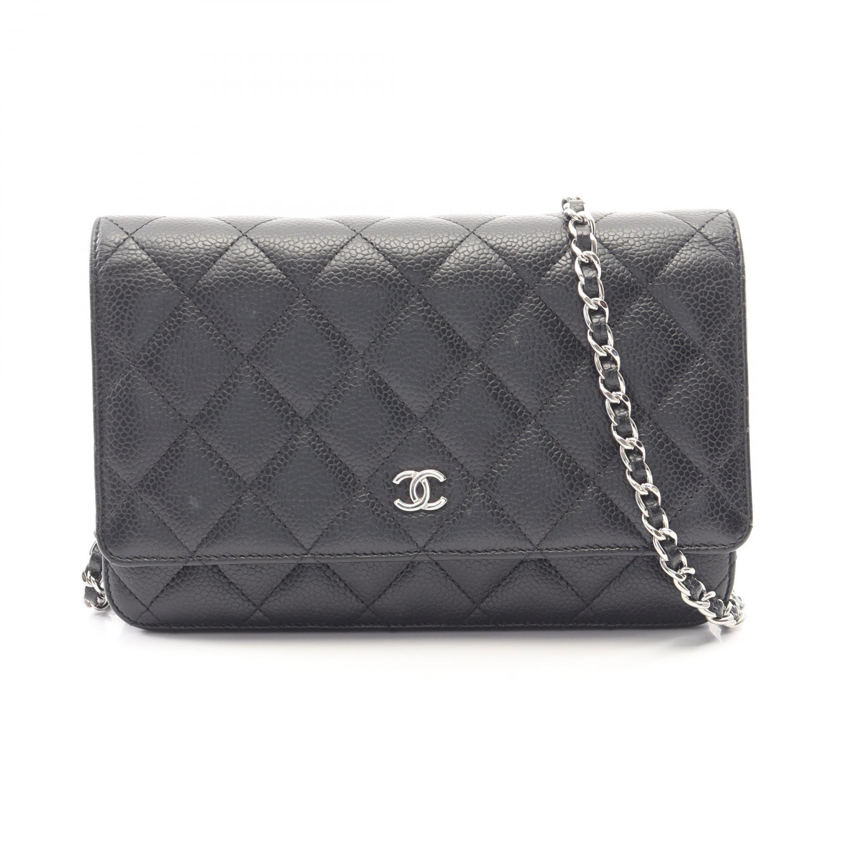 シャネル CHANEL マトラッセ ショルダーバッグ バッグ キャビアスキン(グレインドカーフ) レディース ブラック系 【中古】