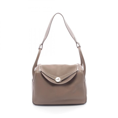 エルメス HERMES リンディ30 ショルダーバッグ バッグ レザー トリヨンクレマンス トリヨンクレマンス □N刻印(2010年製造) レディース グレー系 073426CK 【中古】