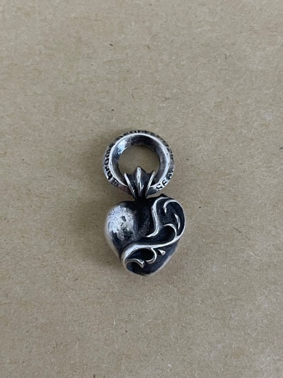 Chrome Hearts Heart Charm Top "Silver"