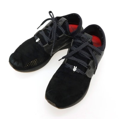 【中古】ニューバランス NEW BALANCE スエード スニーカー ブラック【サイズ29】【メンズ】