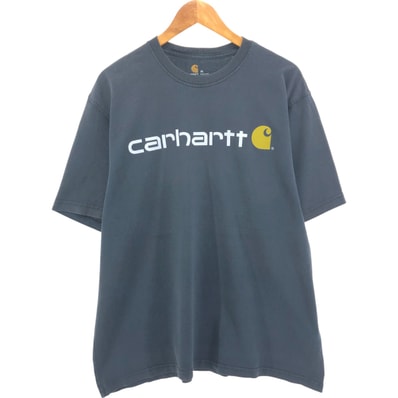 古着 カーハート Carhartt 半袖 ロゴTシャツ メンズXL相当/eaa564705