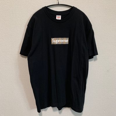 Supreme / Burberry Box Logo Tee "Black"