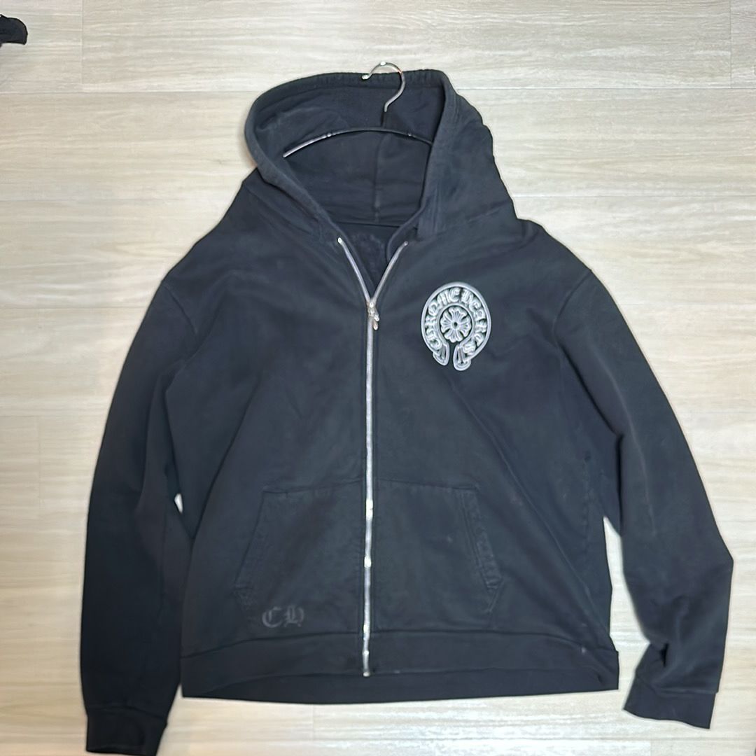 Chrome Hearts Horseshoe Zip Hoodie Tokyo Exclusive "Black"