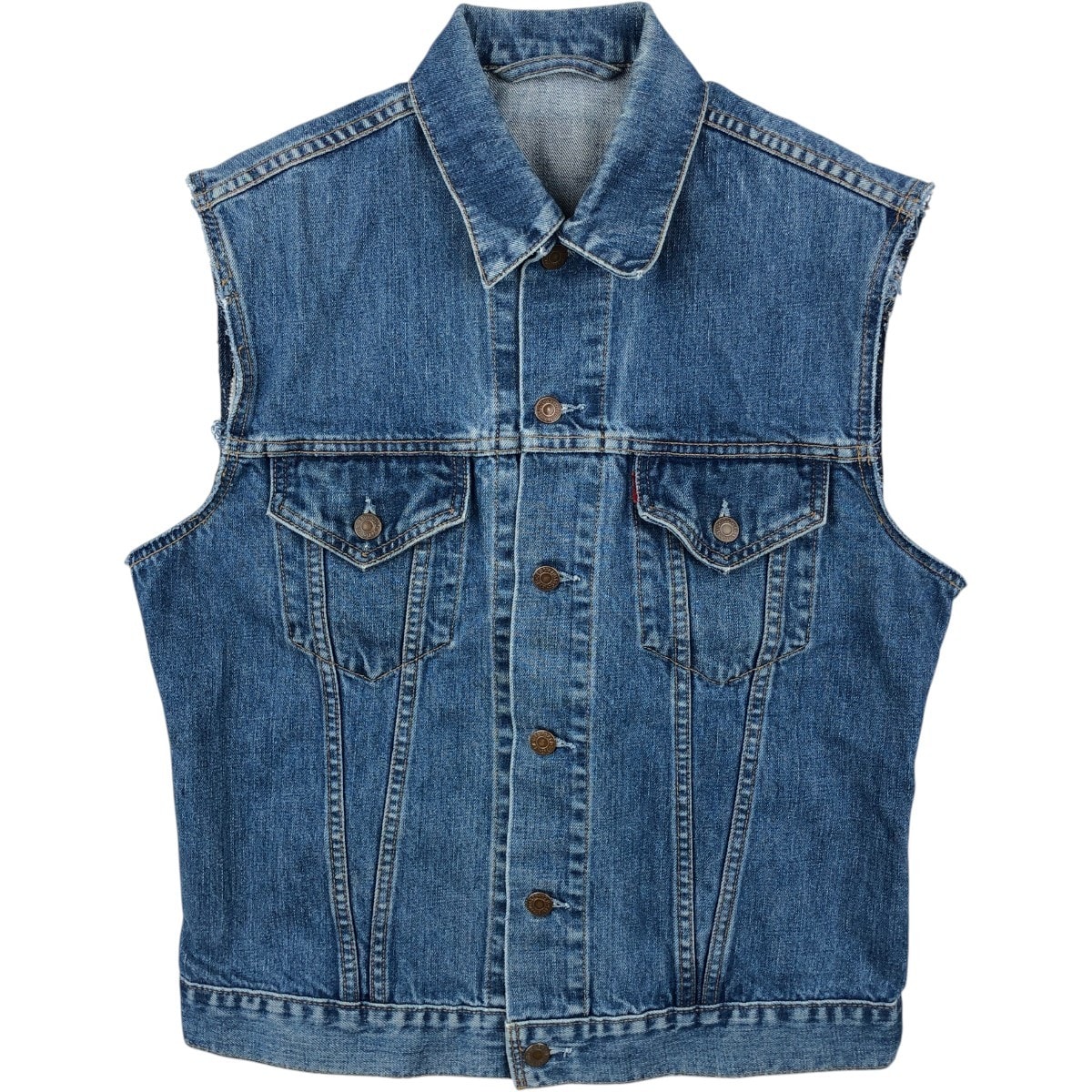 古着 リーバイス Levi's カットオフ デニムベスト メンズM相当/eaa649039