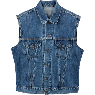 古着 リーバイス Levi's カットオフ デニムベスト メンズM相当/eaa649039