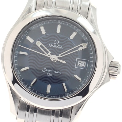 オメガ シーマスター120 デイト 2571.81 レディース 【中古】