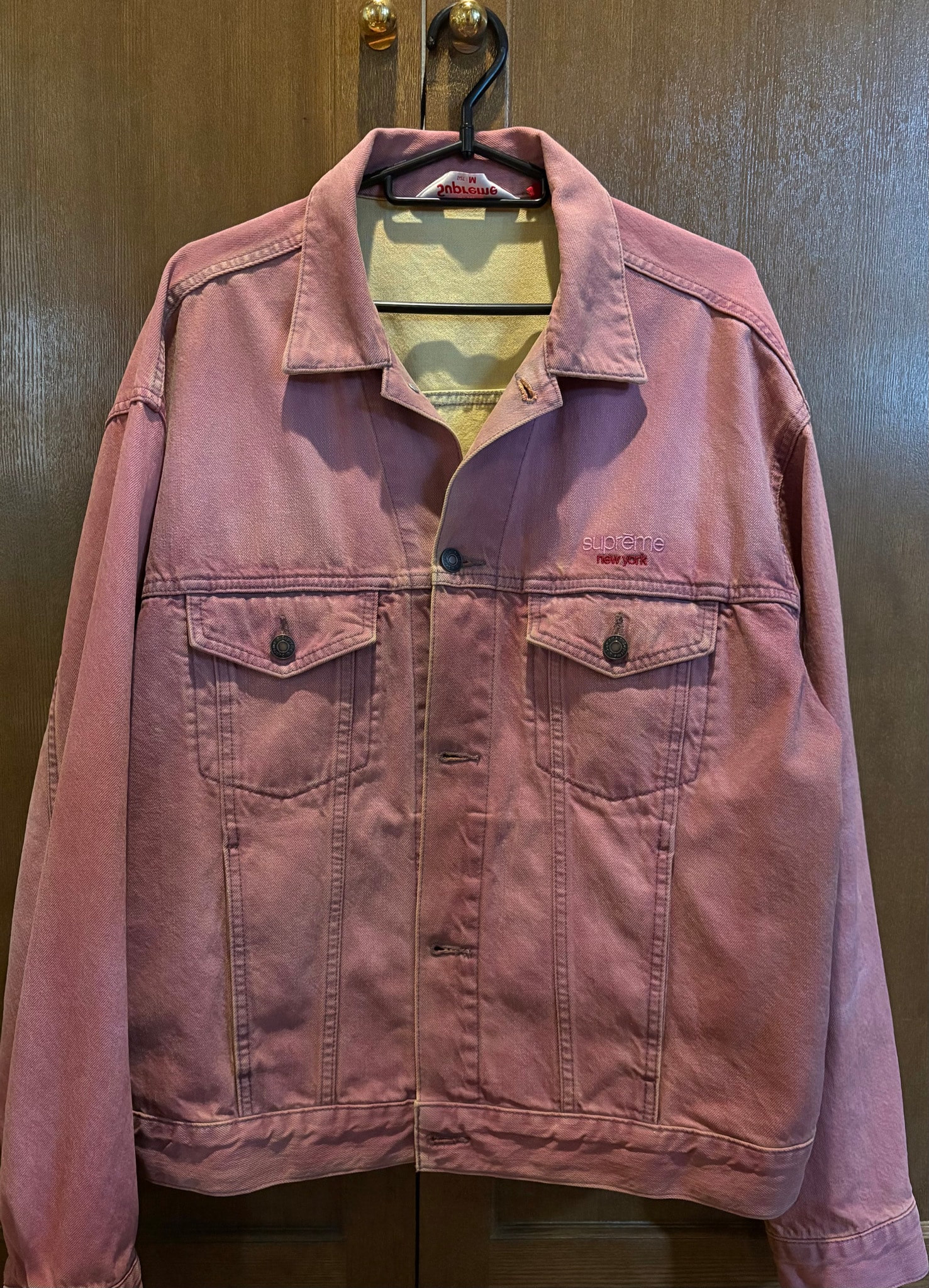 Supreme Denim Trucker Jacket "Overdyed Purple" (26SS)