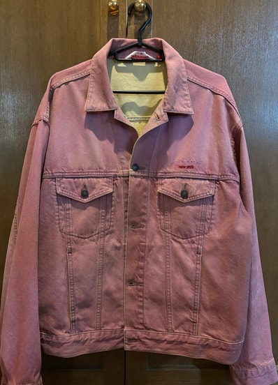 Supreme Denim Trucker Jacket "Overdyed Purple" (26SS)
