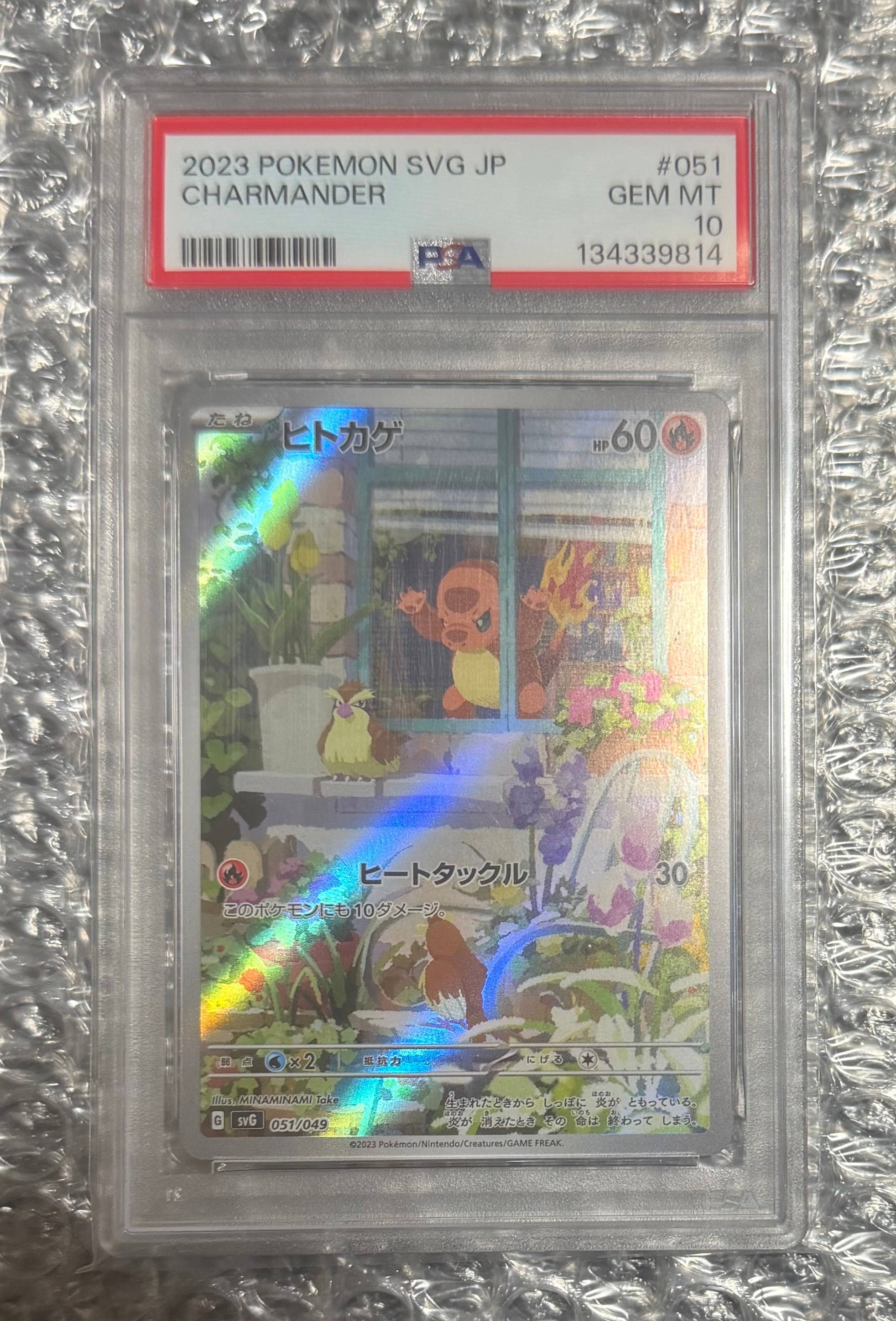 ヒトカゲ :フルイラスト [SVG 051/049](スペシャルデッキセットex「フシギバナ・リザードン・カメックス」)