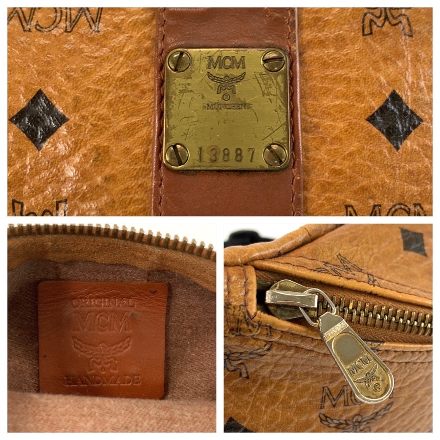 B (目立った傷や汚れなし)】MCM エム シー エム ヴィセトス ブラウン