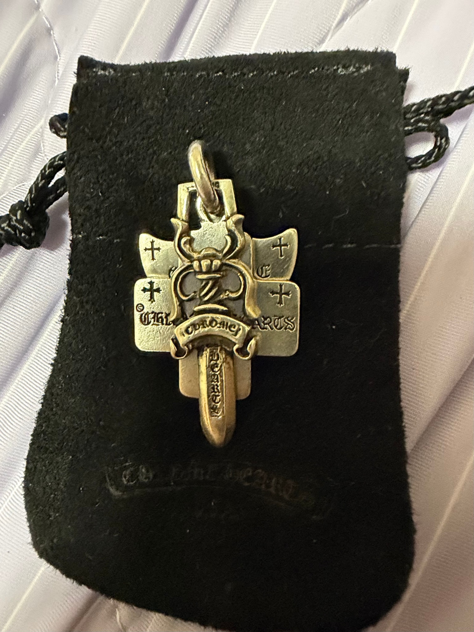 Chrome Hearts 3 Trinkets Pendant "Silver"