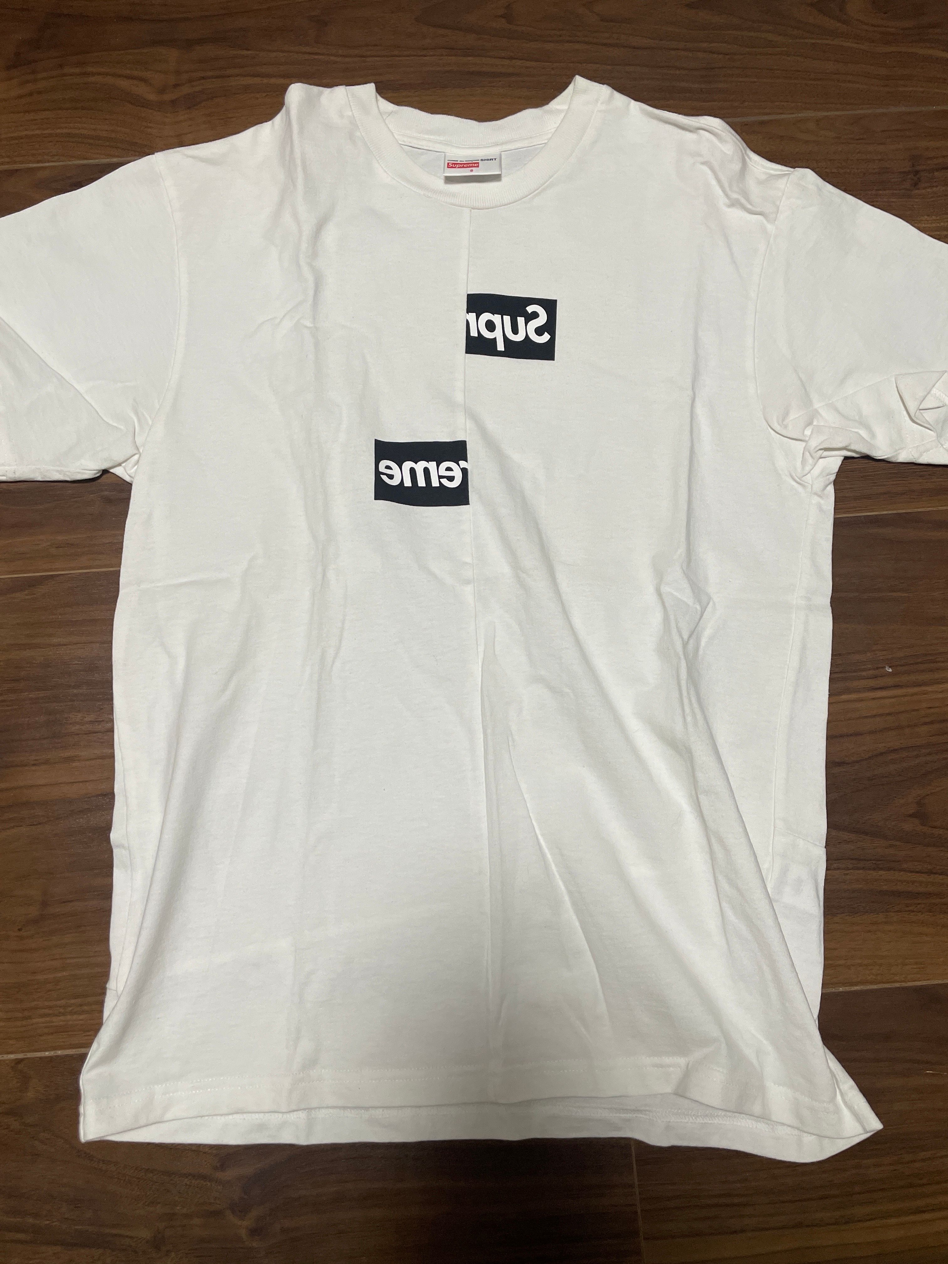 Supreme / Comme des Garçons SHIRT® Split Box Logo Tee "White"