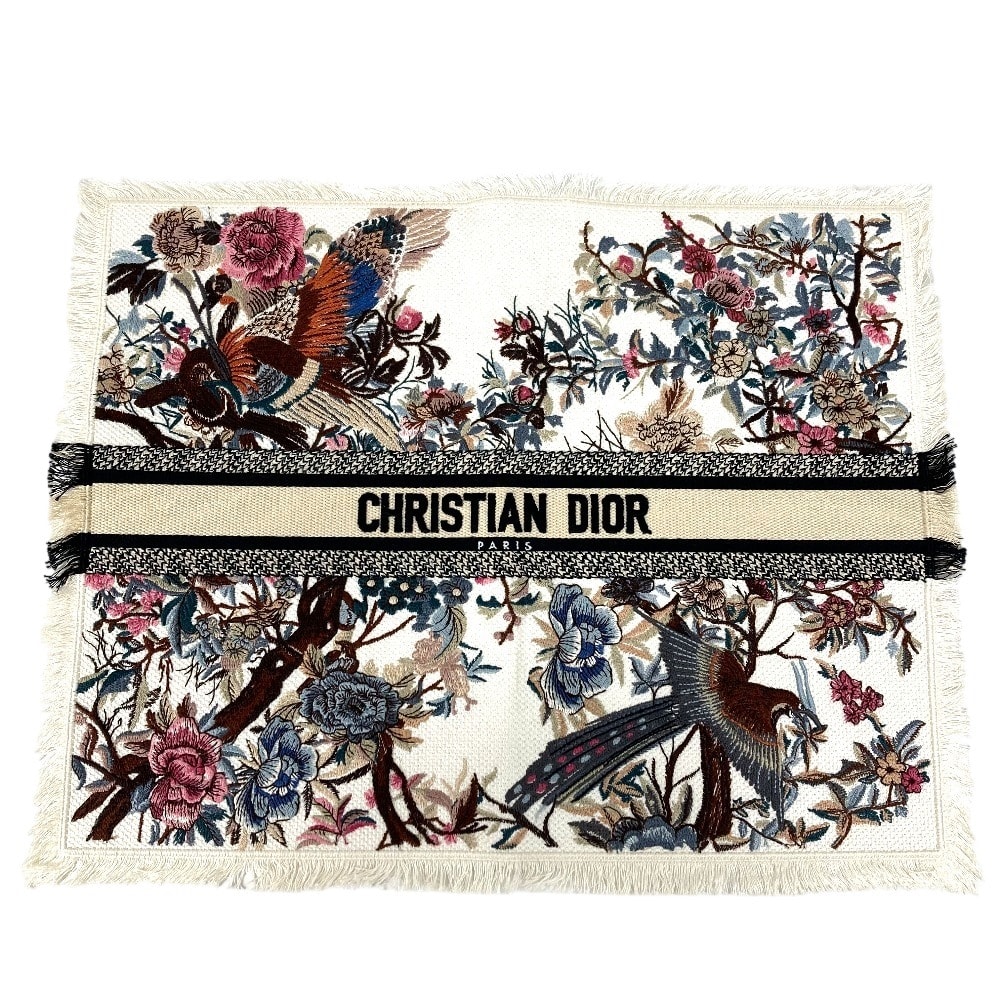 ディオール Dior プレースマット テーブルクロス HYO03SJB0U ランチョンマット テーブルセッティング インテリア ランチョンマット コットン ホワイト 未使用