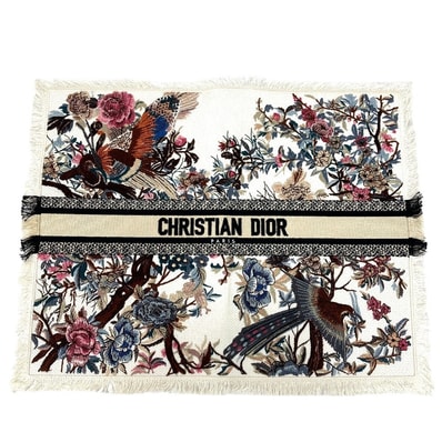 ディオール Dior プレースマット テーブルクロス HYO03SJB0U ランチョンマット テーブルセッティング インテリア ランチョンマット コットン ホワイト 未使用