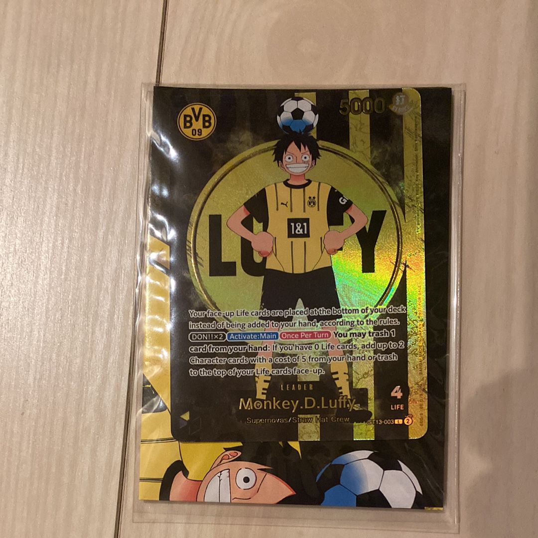 モンキー・D・ルフィ L [ST13-003]【英語版】(プロモーションカード「ボルシアドルトムント × ONE PIECE マッチデー 2025」)