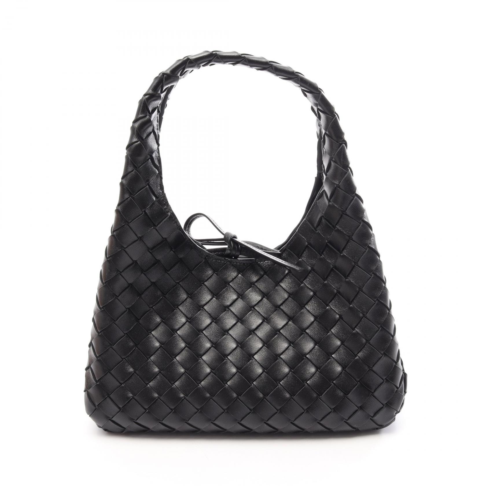 ボッテガヴェネタ BOTTEGA VENETA スモール カンパーナ ハンドバッグ バッグ レザー レディース ブラック系 854248V4SC01019 【新品】