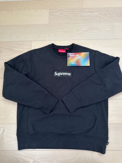 Supreme Box Logo Crewneck Sweatshirt "Black" (18FW)