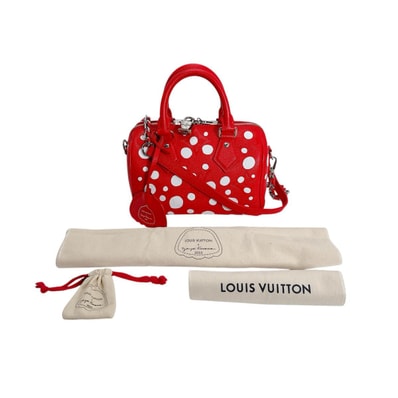 ルイヴィトン LOUIS VUITTON スピーディ・バンドリエール25 草間彌生 M46411 アンプラント ショルダーバッグ