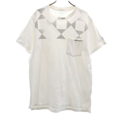 ENGINEERED GARMENTS エンジニアドガーメンツ 半袖 Tシャツ L オフホワイト ポケT