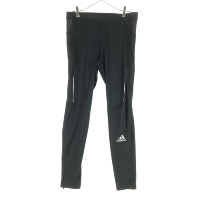 adidas アディダス THEBE MAGUGU ワンポイントロゴ ランニング ロングパンツ 2XO ブラック