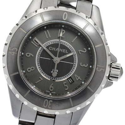 シャネル J12 クロマティック デイト H2978 レディース 【中古】