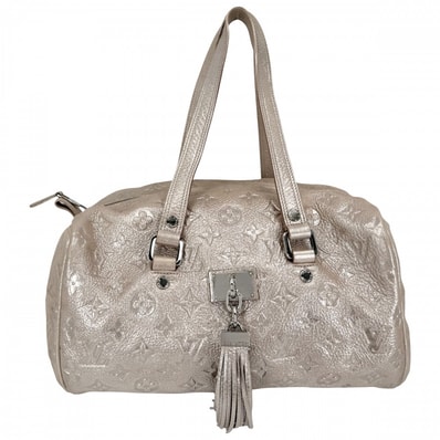 LOUIS VUITTON ルイヴィトン ハンドバッグ モノグラムシマー コメト トートバッグ メタリック M95818 ライトピンク シルバー金具 レディース【中古品】