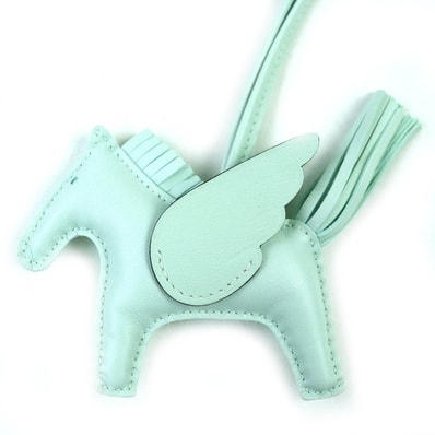 未使用品 エルメス ロデオチャーム ペガサスPM ソーヴェルペパーミント