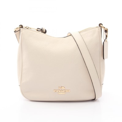 コーチ COACH エリー ファイル ショルダーバッグ バッグ レザー レディース ホワイト系 C1648 【中古】