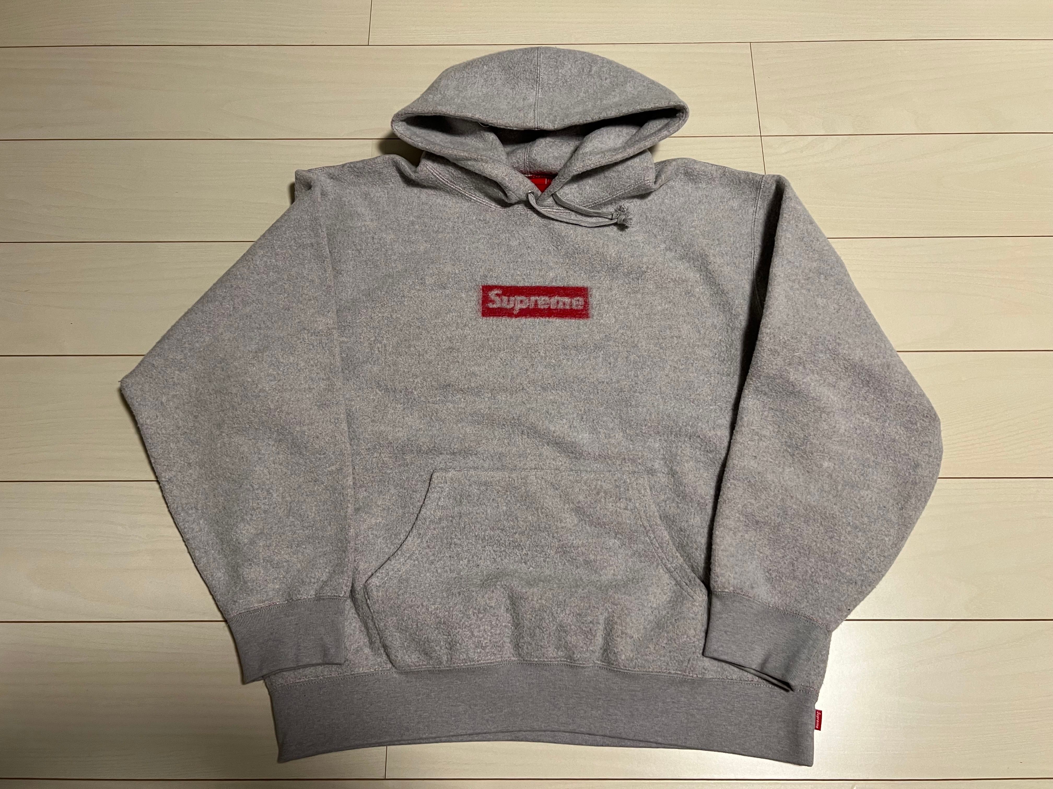 Supreme Inside Out Box Logo Hooded Sweatshirt "Heather Grey"