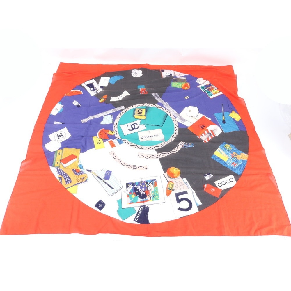 ■美品 シャネル 大判スカーフ