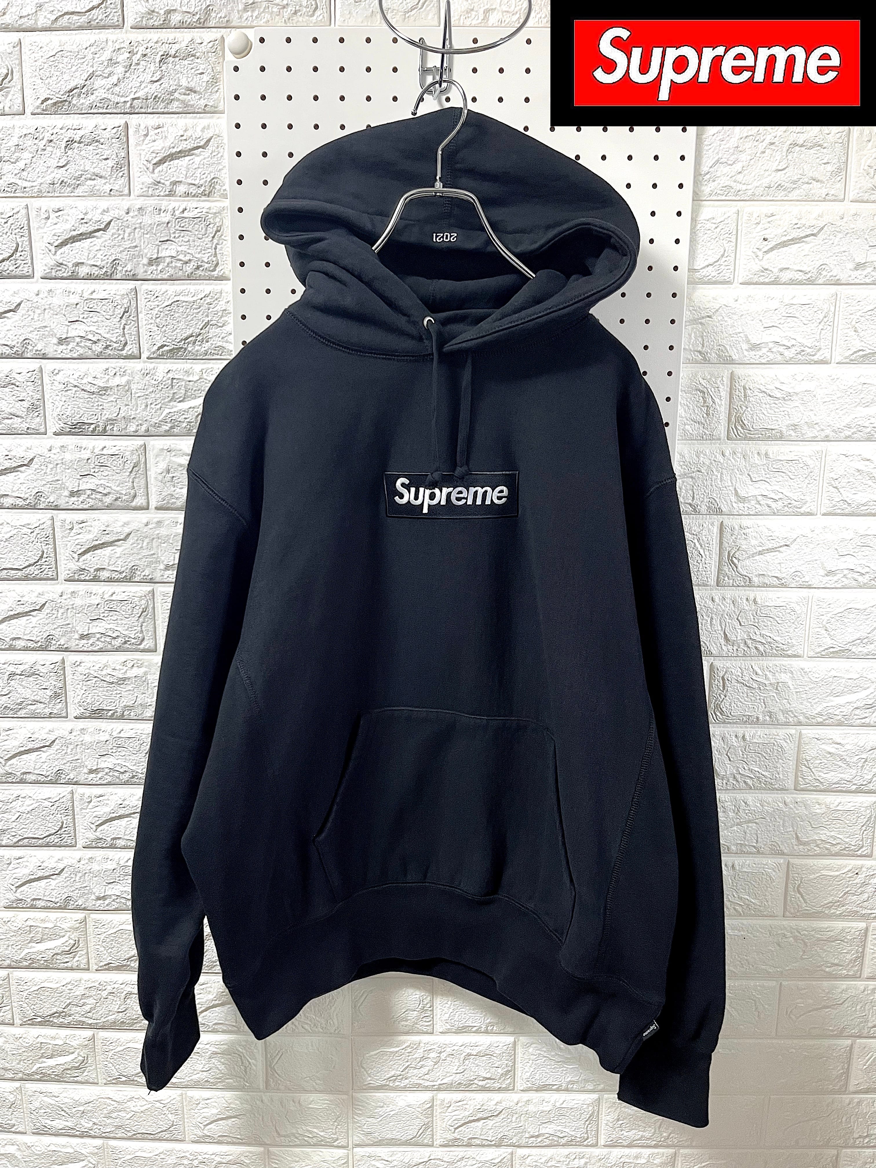 Supreme Box Logo Hooded Sweatshirt "Black" (21FW)