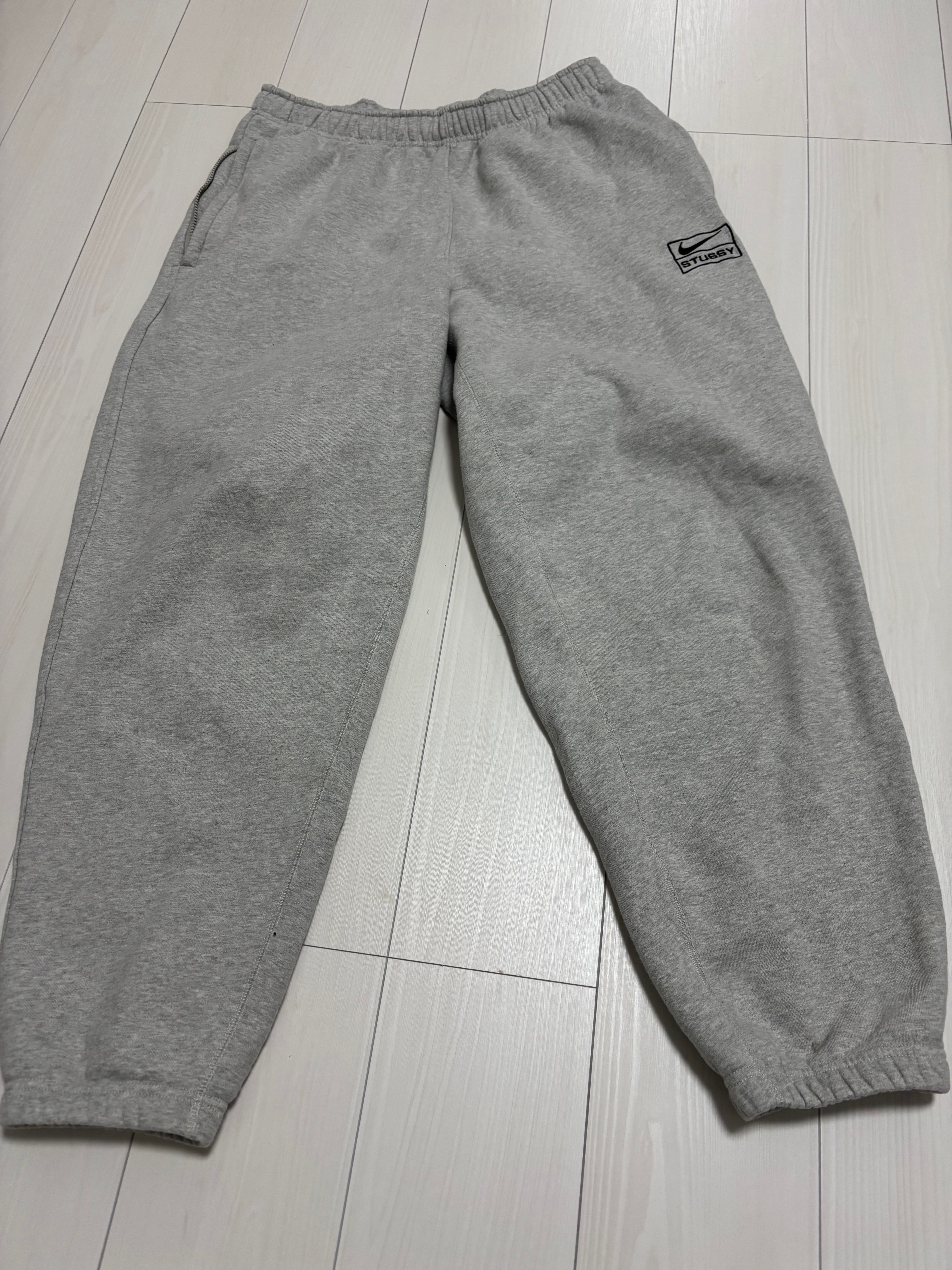 Stussy x Nike Fleece Pant "Grey Heather" (US Size) FN5231-050